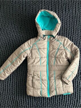 Kids Teal & Gray Winter Jacket